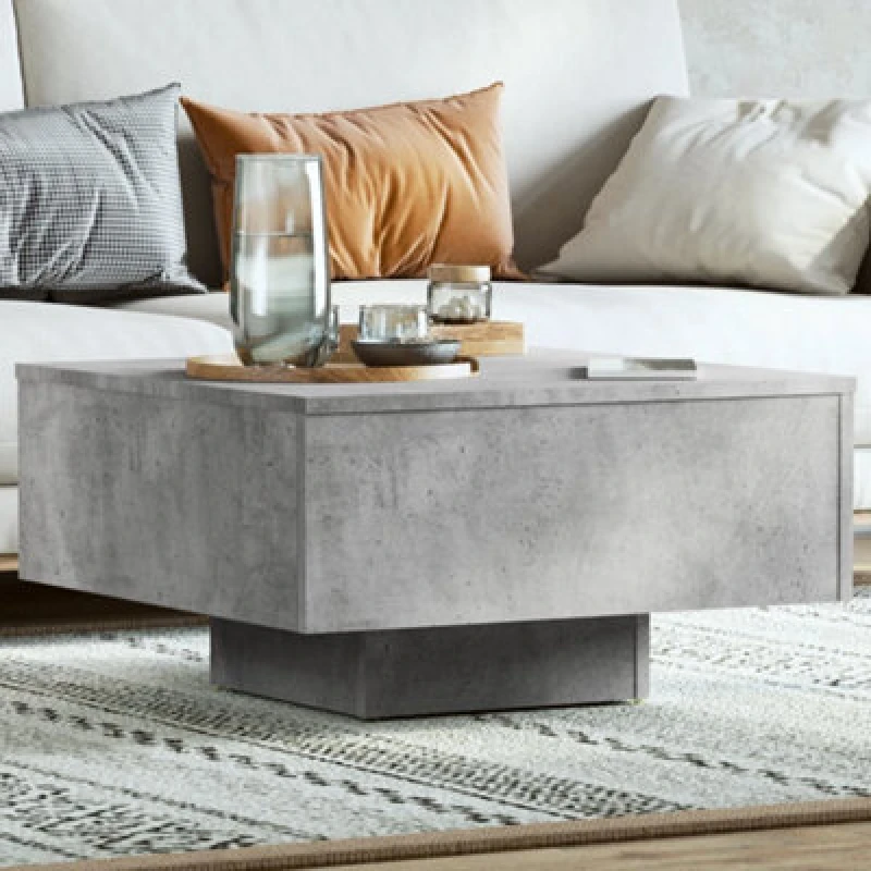 Image of VIDAXL Coffee Table Concrete Grey 60x60x31.5cm Engineered Wood vidaXL 8720286560907