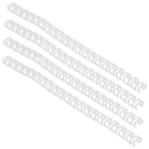 Image of GBC A4 8mm Binding Wire Elements 34 Loop 70 Sheet Capacity White Pack of 100