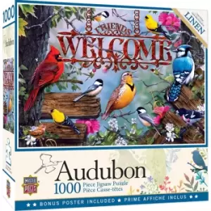 Image of Masterpieces Puzzle Audubon Perched 1000 Piece Jigsaw Puzzle