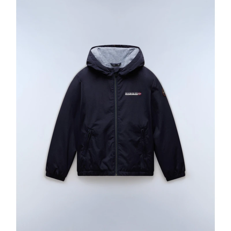 Image of Napapijri Scott Rain Jacket Juniors - Blue Blue One Size