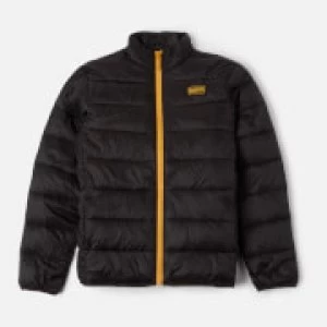 Image of Barbour International Boys' Reed Quilted Jacket - Black/Yellow - L
