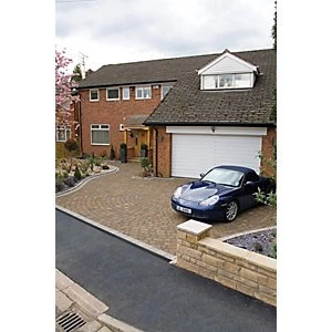 image of Marshalls Drivesett Tegula Block Paving Hazelnut 120 x 160 x 50mm Pack of 606