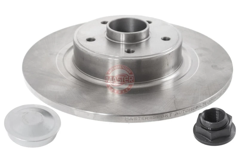 Image of MASTER-SPORT 2401110167B-PCS-MS Brake disc Rear Axle, solid, with ABS sensor ring Brake Disc (82)