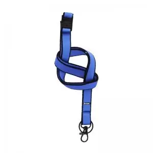 Tarifold Flat Textile Lanyards Blue Pack 10 165891