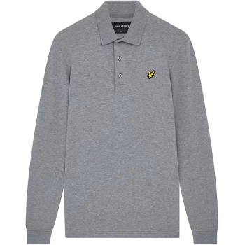 image of Lyle and Scott Sleeve Polo - Grey