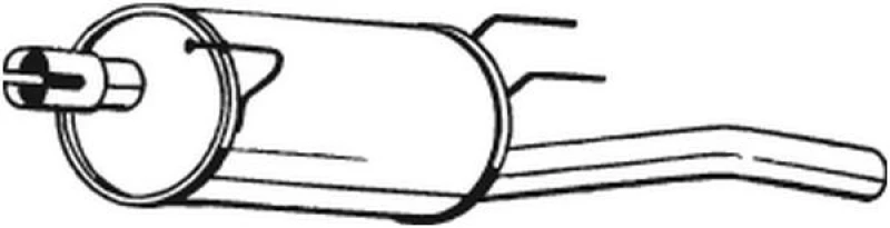 Image of Rear silencer BOSAL 185-637
