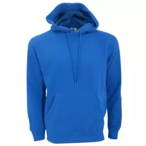 image of SG Mens Plain Hooded Sweatshirt Top / Hoodie (L) (Royal)