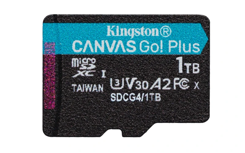 Image of Kingston Technology 1TB microSDXC Canvas Go Plus Gen4 200R A2 U3 Singl