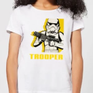 Image of Star Wars Rebels Trooper Womens T-Shirt - White - 3XL