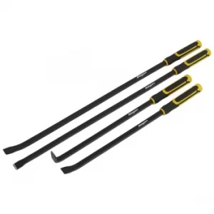 Image of Siegen S01193 Pry Bar Set 4pc Heavy-Duty with Hammer cap