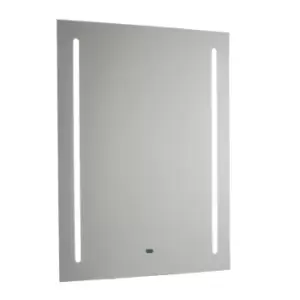 Image of Nero Mirror - Shaver Wall Lamp Mirrored Glass, Matt Silver Paint