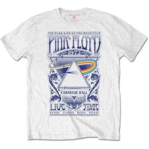 Image of Pink Floyd - Carnegie Hall Poster Kids 1 - 2 Years T-Shirt - White