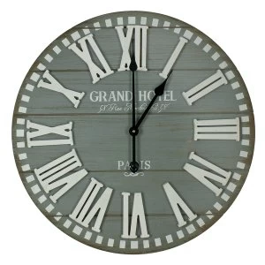 image of Hometime Large Grand Hotel Wall Clock