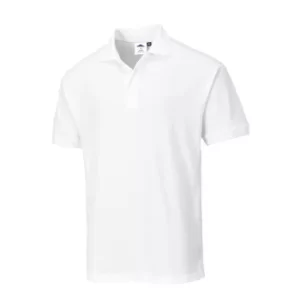 Portwest Naples Polo Shirt White L