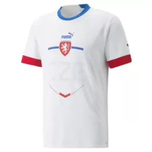 image of Puma Czech Republic Away Shirt 2022 2023 Adults - White