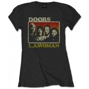 Image of The Doors 'LA Woman' Womens Medium T-Shirt - Black