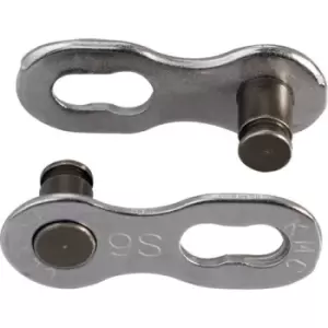 Image of KMC 9speed EPT Silver 6.6mm Reusable Missing Link (x2)