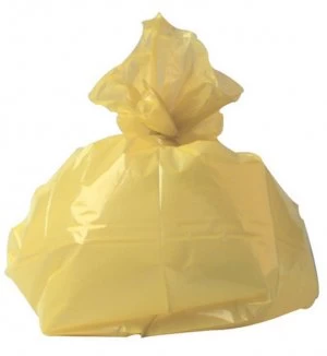 Image of 2Work Refuse Sack 100g Yellow (Pack of 200)