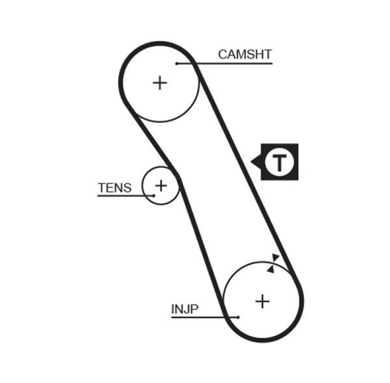 Image of GATES Timing Belt GATES 5055XS