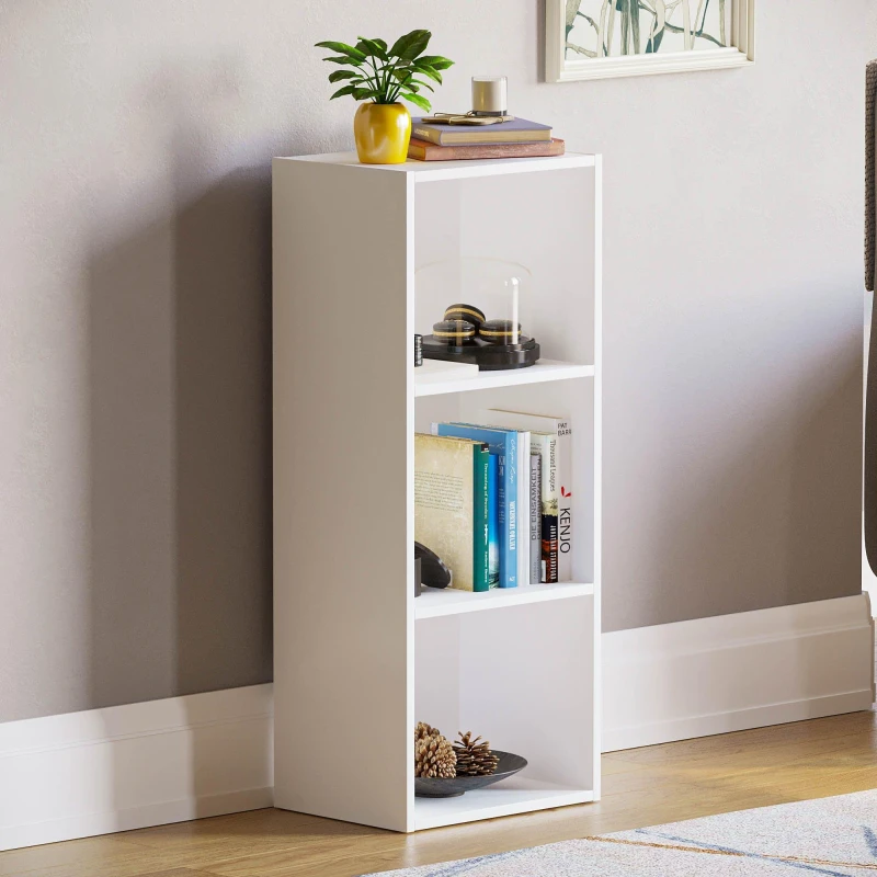 Image of Lassic Vida Designs Oxford 3 Tier Cube Bookcase White unisex 3 Tier