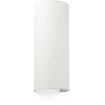 Image of Faro - Cotton Beige Round Wall Light 370x 148x 125, E27