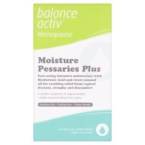 Image of Balance Activ Menopause Moisture Pessaries Plus