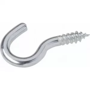 Image of TOOLCRAFT 828108 Screw hooks 50 mm Galvanised steel 50 pc(s)