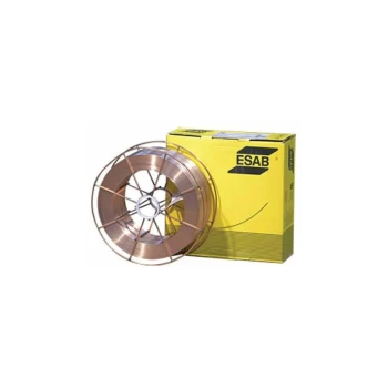 image of 0.8MM Autrod 12.51 Premium Copper Coated Solid MIG Wire 15KG Wire Basket - Esab