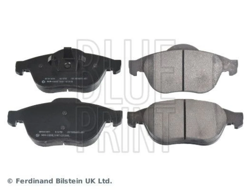 Image of Blue PRINT Brake pad set Blue PRINT ADR164214