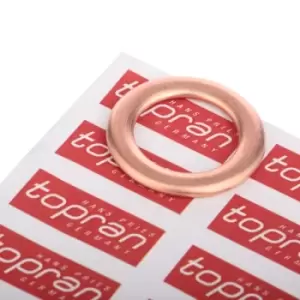 Image of TOPRAN Oil Drain Plug Gasket VW,AUDI,SKODA 720 303 9400313279,N0138157,N9110142 031327,9400313279,1250324,3M5Q6734AA,9400313279,031327,N0138157