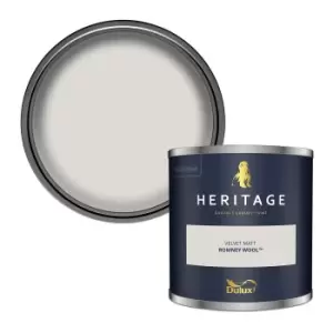 Image of Dulux Heritage Velvet Matt Romney Wool Matt Emulsion Paint 125ml