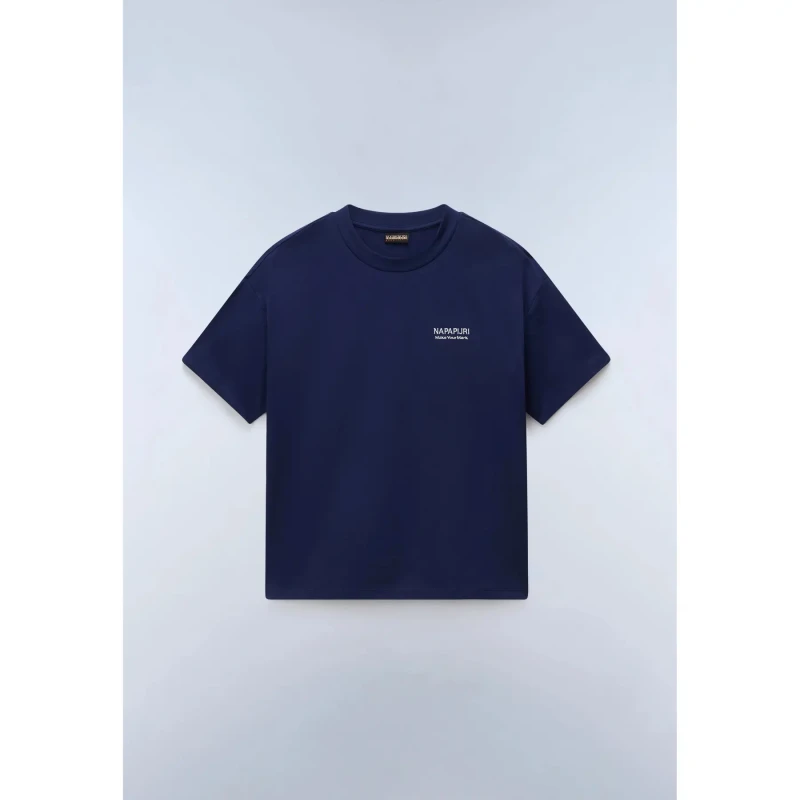 Image of Womens T-Shirt Napapijri Iliana Bleu Female 2XS