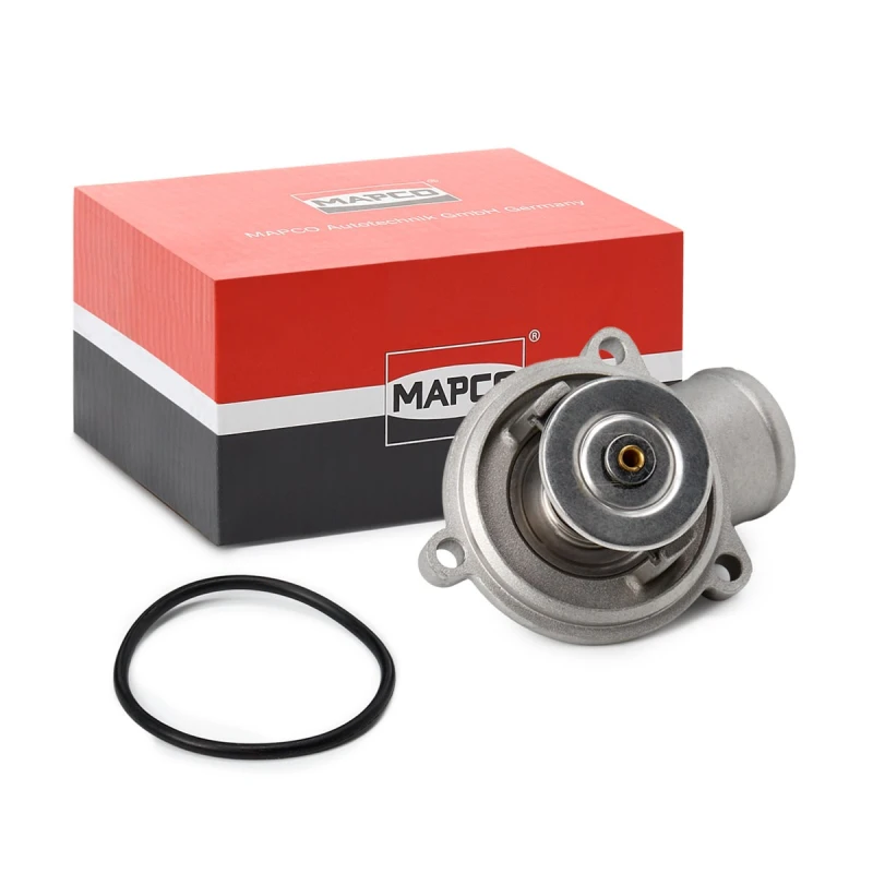 Image of MAPCO 28859 Engine thermostat Opening Temperature: 87°C, with gasket/seal, with housing Thermostat,coolant (316)