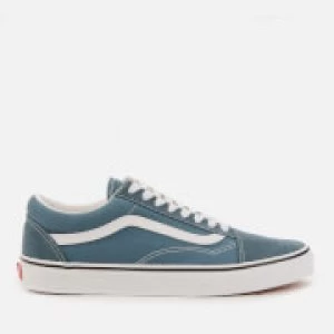 Image of Vans Mens Old Skool Trainers - Blue Mirage/True White - UK 7
