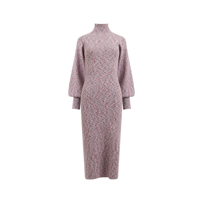 Image of Great Plains Autumn Knit Dress - Red Red 8