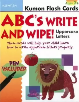 Image of Abcs Uppercase Write & Wipe by Kumon