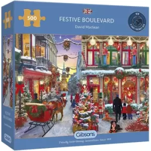 Image of Festive Boulevard Jigsaw Puzzle - 500 Pieces