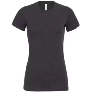 image of Bella + Canvas Womens/Ladies CVC Relaxed Fit T-Shirt (M) (Dark Heather Grey)