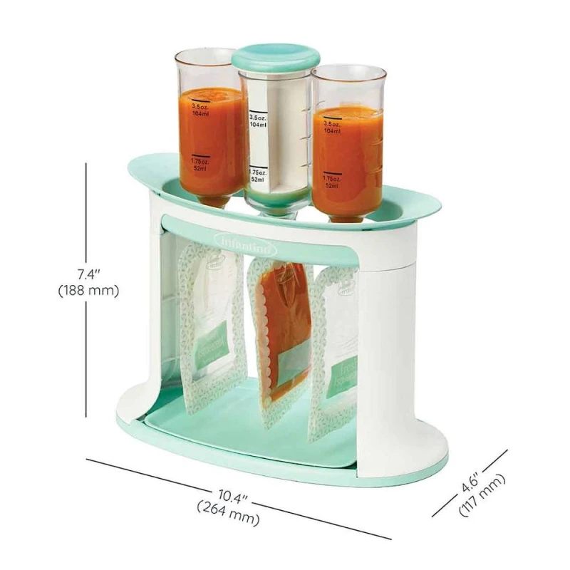 Image of Infantino Squeeze Station in White White Unisex