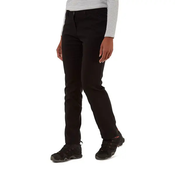 Image of Craghoppers Womens KiwiPro Lined Polyamide Walking Trousers 18S - Waist 34' (86cm), Inside Leg 28'