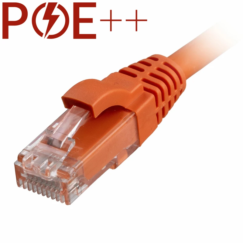 Image of Cablenet 0.5m Cat6 RJ45 Orange U/UTP LSOH 24AWG Snagless Booted Patch
