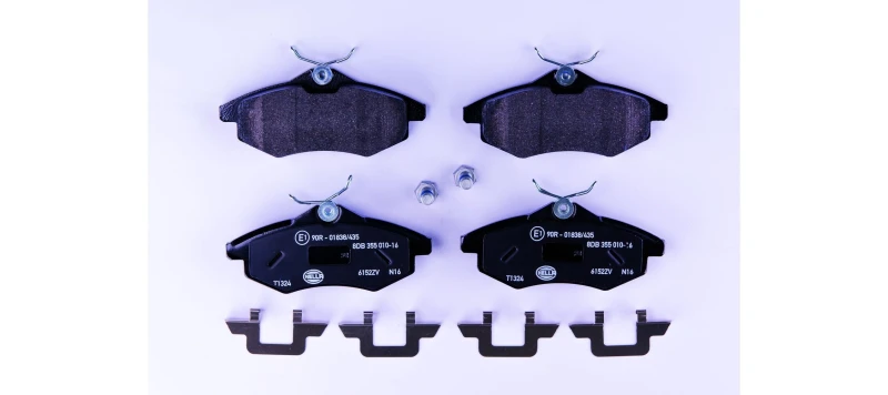 Image of HELLA Brake pad set HELLA 8DB 355 010-161