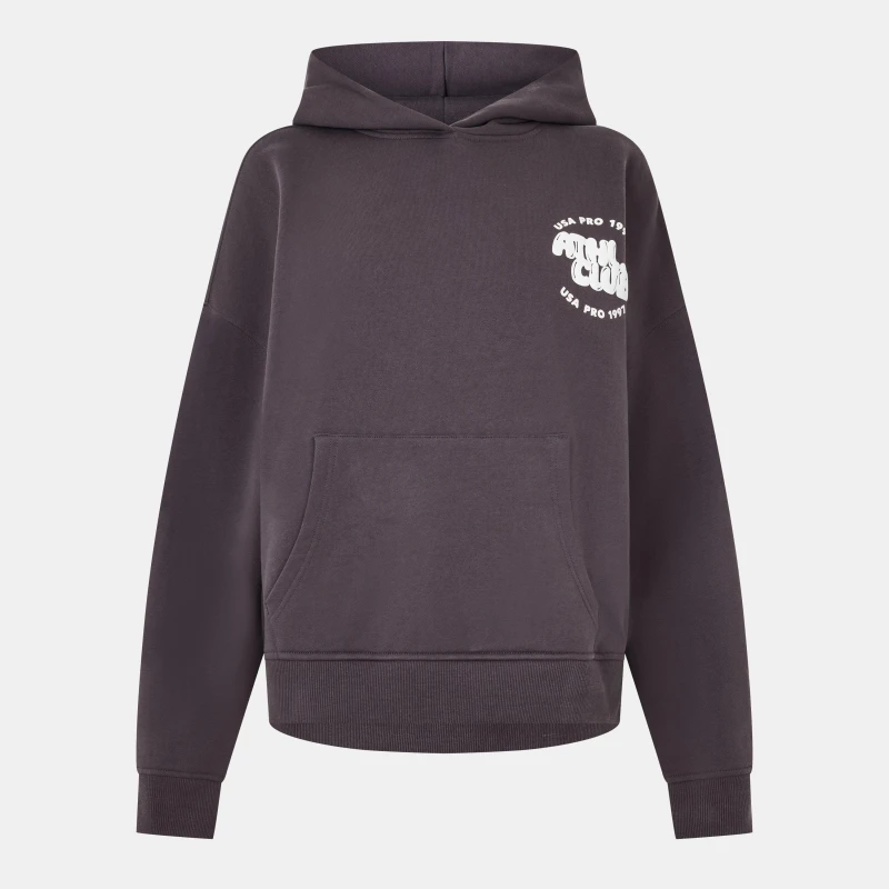 Image of USA Pro Womens Bubble Hoodie Espresso female 8 (36)