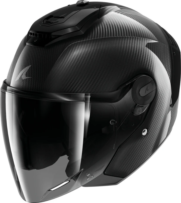 Image of Shark RS Jet Full Carbon Jet Helmet, black, Size L for Men