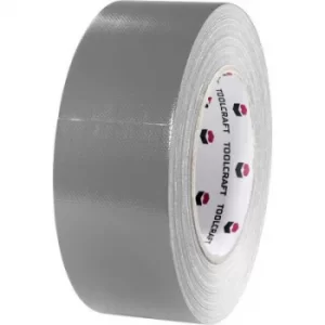 Image of TOOLCRAFT 54B48L40AC 54B48L40AC Cloth tape Gaffer Grey (L x W) 40 m x 48mm