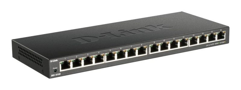 Image of D-Link DGS-1016S Unmanaged Gigabit Ethernet (10/100/1000) Black