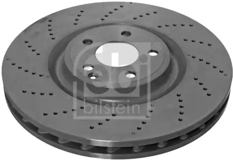 Image of FEBI BILSTEIN 44085 Brake disc Front Axle, perforated/vented, Coated, High-carbon Brake Disc (82)