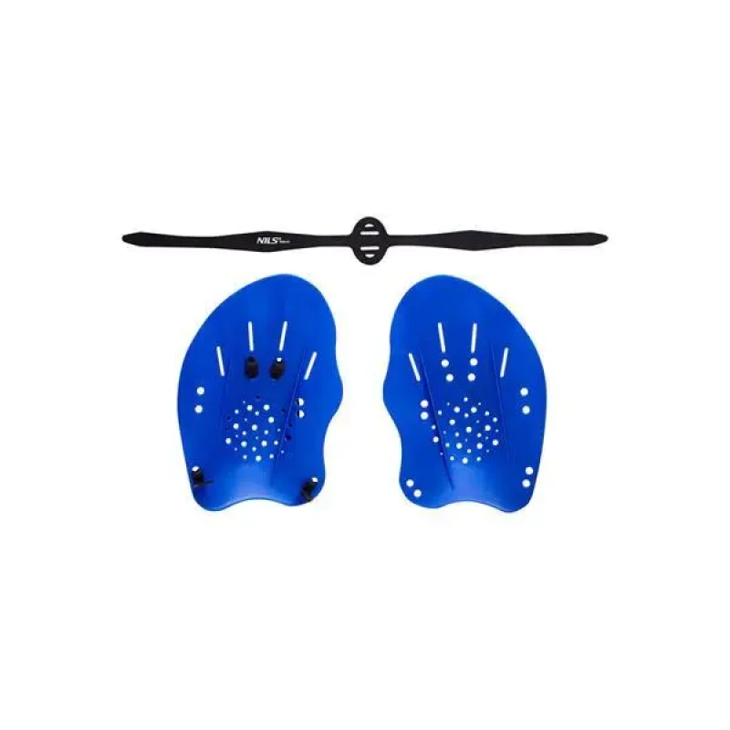Image of Hand paddle for swimming NILS Aqua NQAP10 Bleu Unisex 13,5 cmx20 cmx2 mm