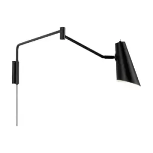 image of Noa Wall Lamp Long Matt Black