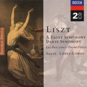 image of Liszt A Faust Symphony/Dante Symphony/Les Preludes/Prometheus by Franz Liszt CD Album